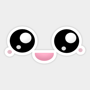 Kawaii Faces Sticker